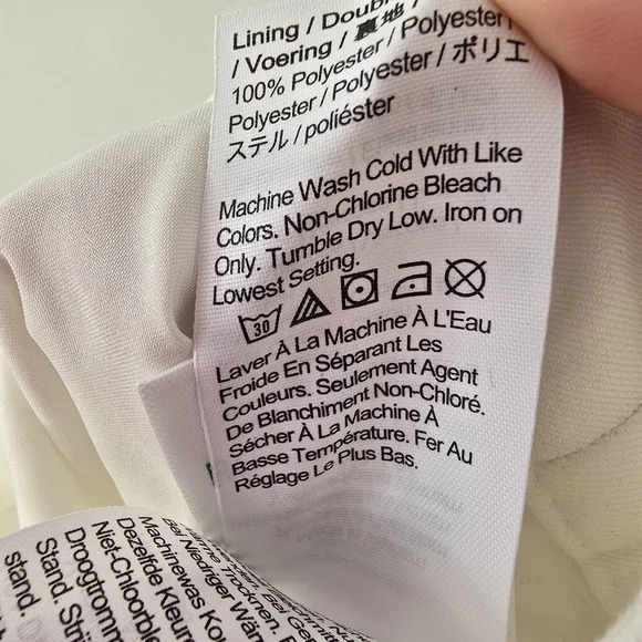 J Crew No. 3 Pencil Skirt Midi Stretchy Off White Bi-Stretch Cotton High Rise 8 - Picture 11 of 12